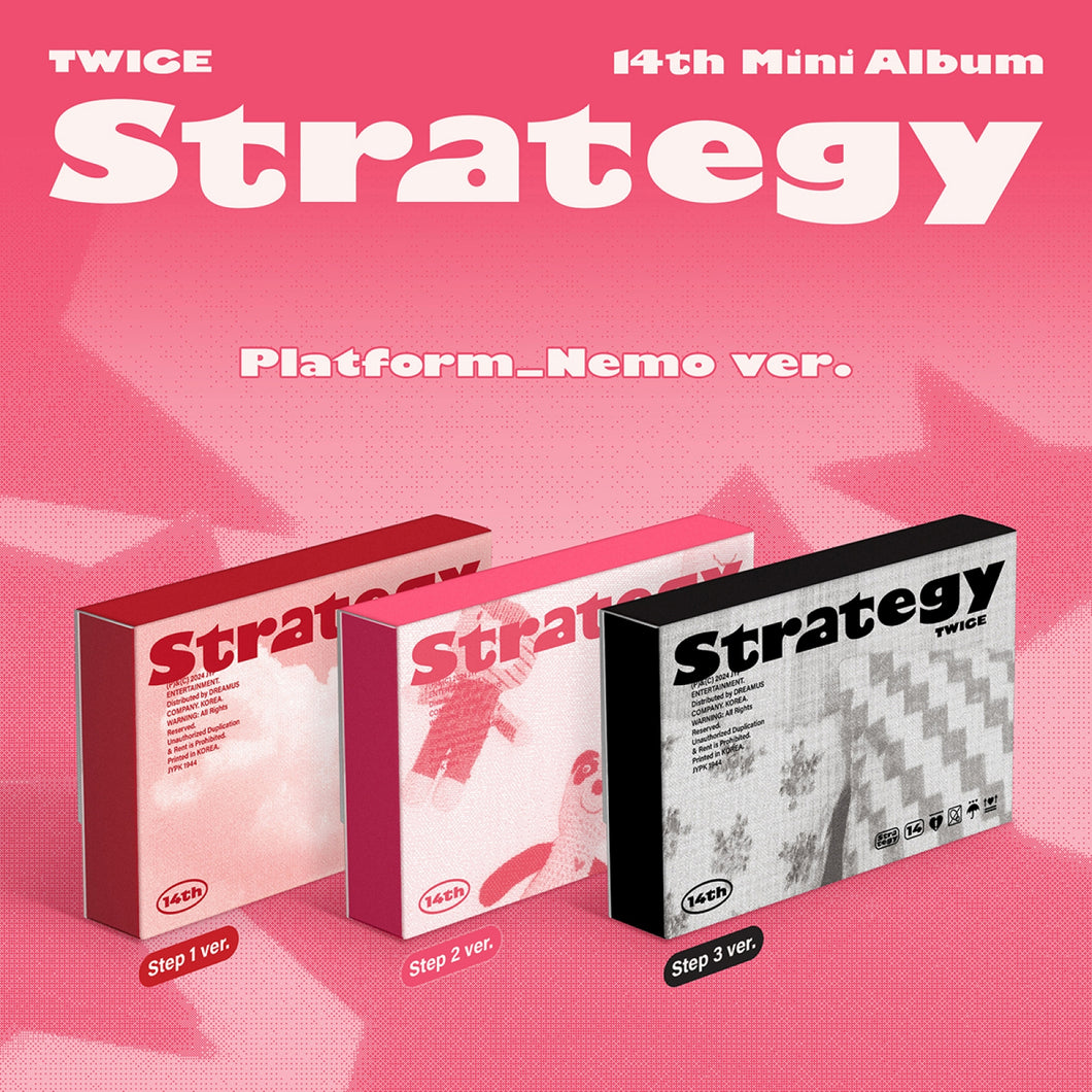 TWICE - STRATEGY 14th Mini Album PLATFORM NEMO Ver