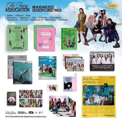 NEWJEANS  - THE FAIRY ASSOCIATION 2025 Official Season's Greetings + POB