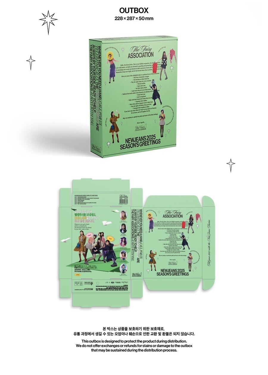 NEWJEANS  - THE FAIRY ASSOCIATION 2025 Official Season's Greetings + POB