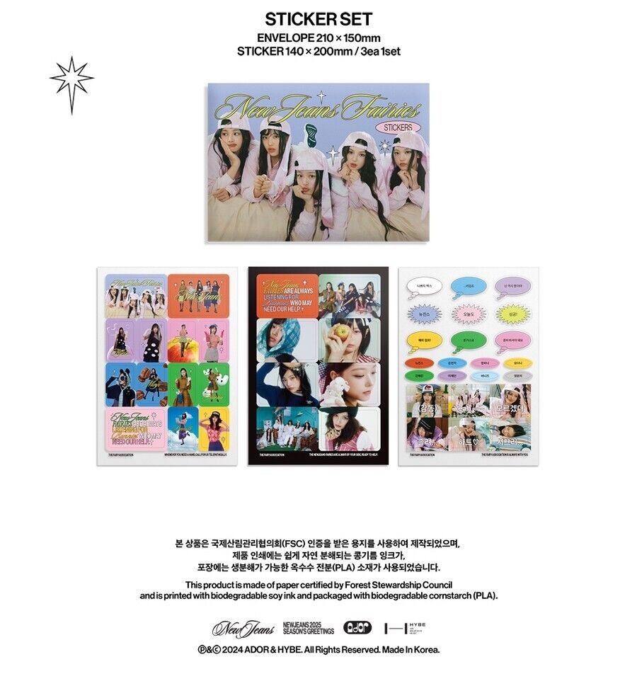 NEWJEANS  - THE FAIRY ASSOCIATION 2025 Official Season's Greetings + POB
