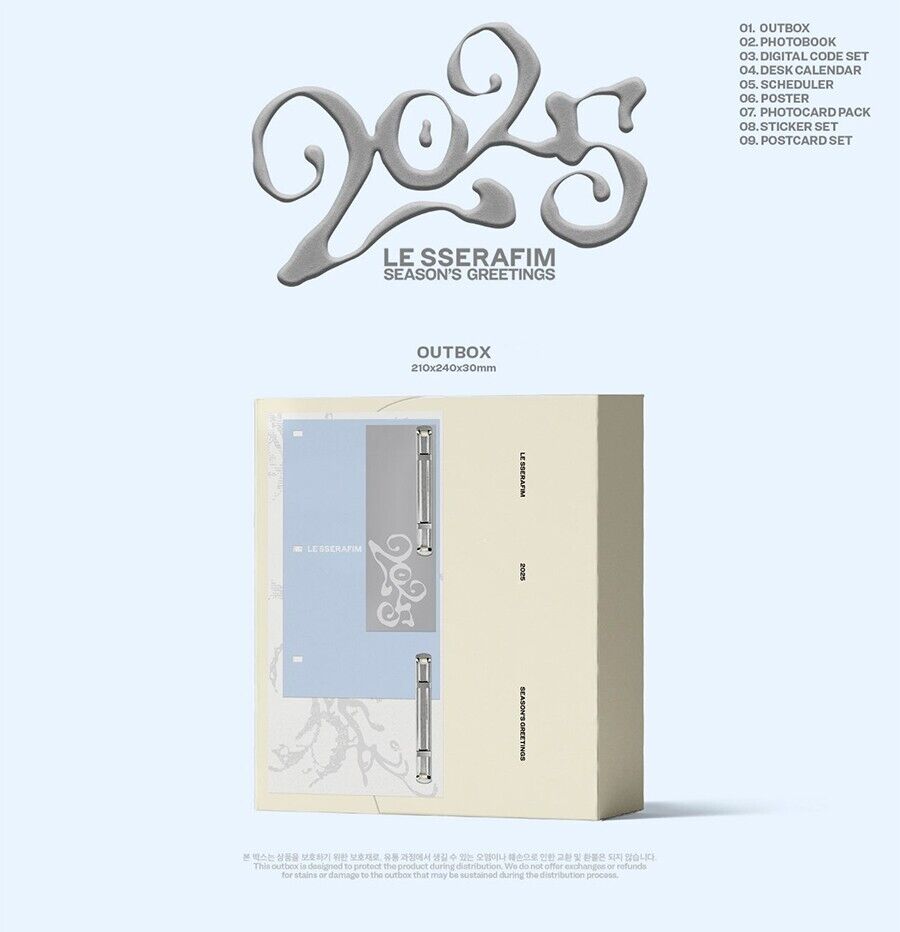 LE SSERAFIM 2025 Official Season's Greetings + POB – K-STAR