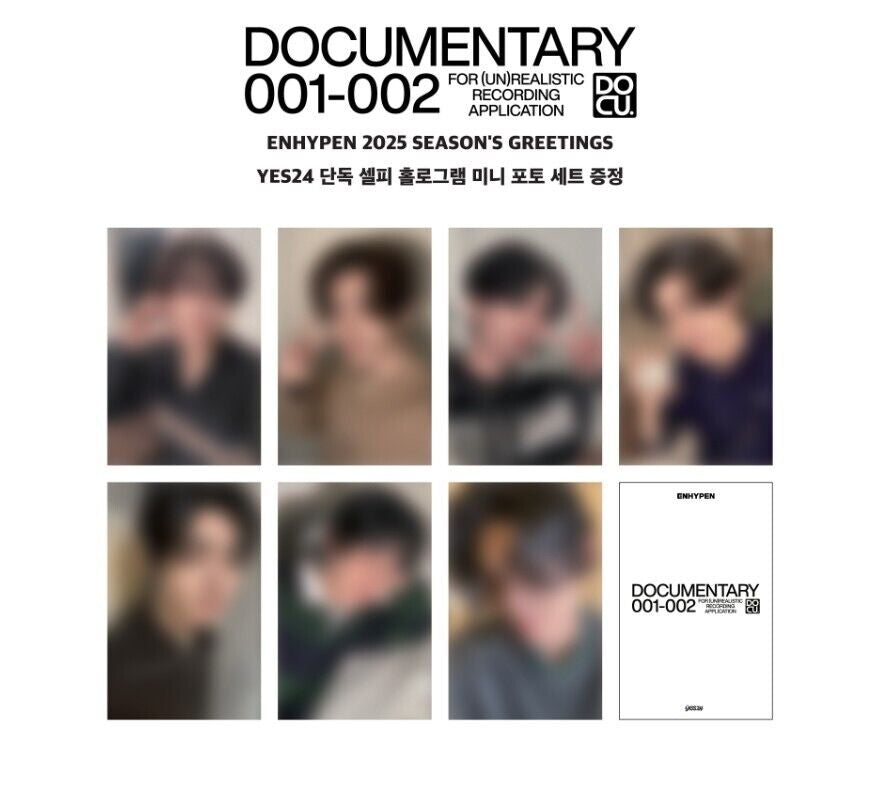 ENHYPEN  - DOCUMENTARY 001-002 2025 Official Season's Greetings + POB