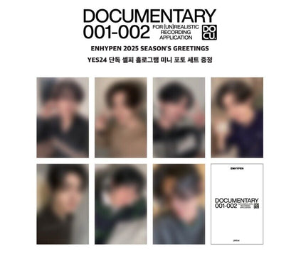 ENHYPEN  - DOCUMENTARY 001-002 2025 Official Season's Greetings + POB