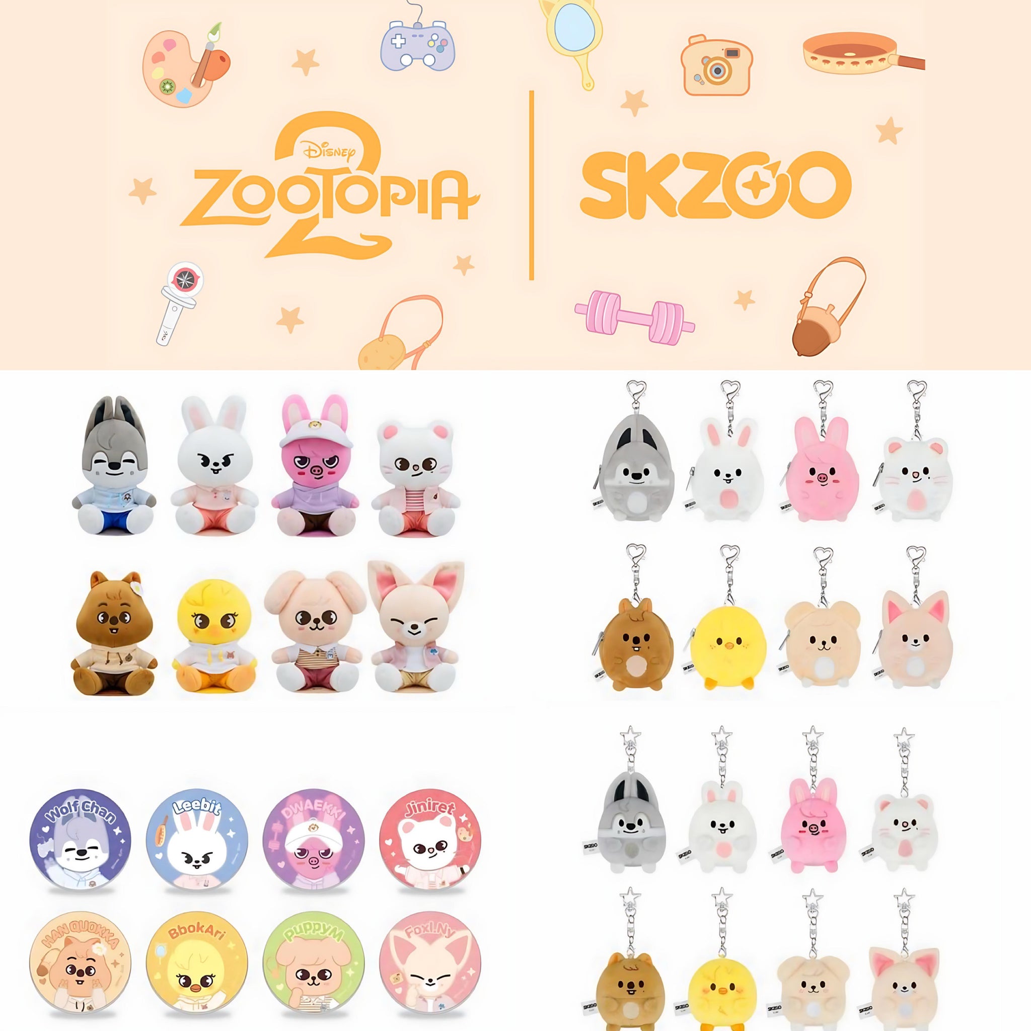 Zootopia Collab STRAY KIDS SKZOO x ZOOTOPIA Pop Up Store Official MD – K-STAR