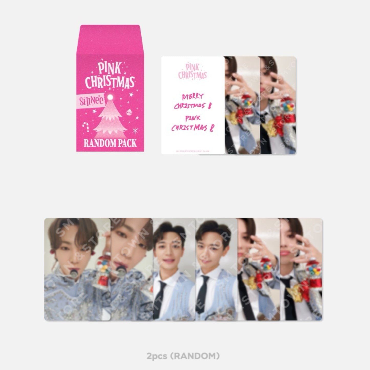 SMTOWN Pink Chritsmas Official Photocard Pack