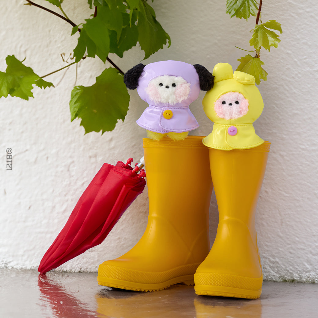 BT21 mini minini Official Rainy Day Plush Keyring