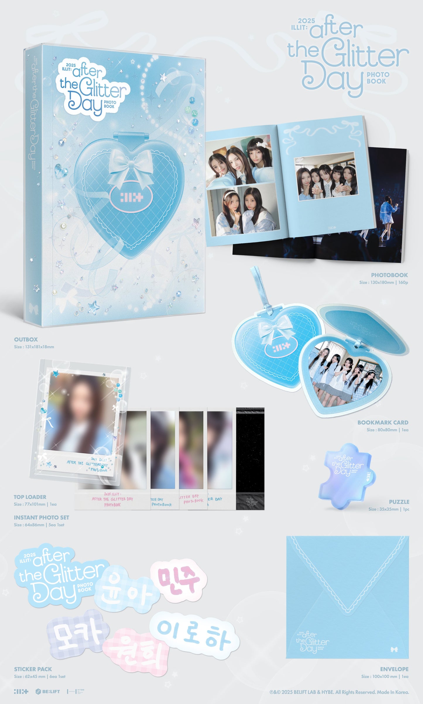 ILLIT Official 2025 AFTER THE GLITTER DAY Photobook