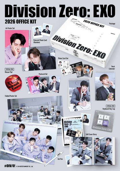 EXO - DIVISION ZERO : EXO Office Kit  Official 2026 Season’s Greetings (Preorder March, 2026)