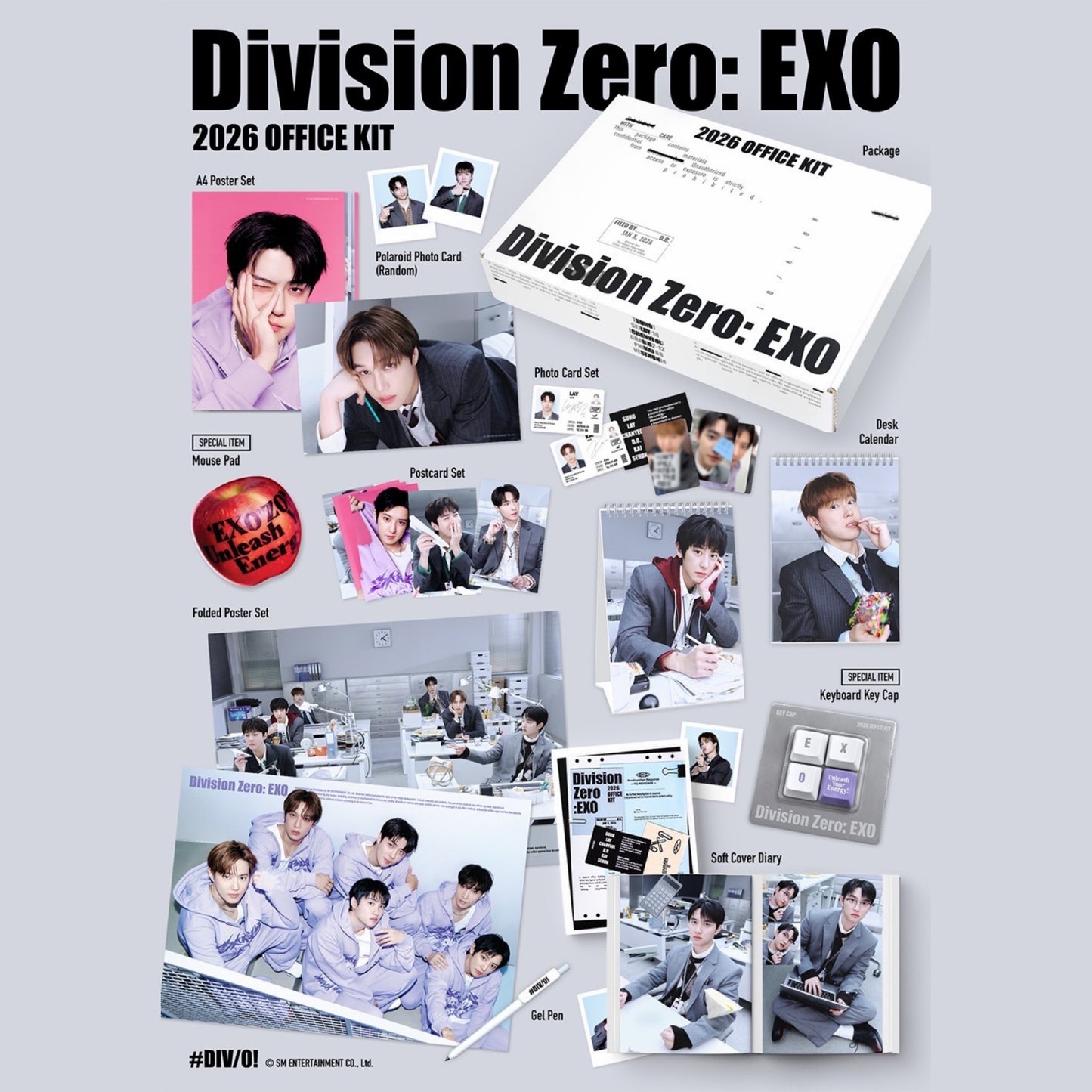 EXO - DIVISION ZERO : EXO Office Kit  Official 2026 Season’s Greetings (Preorder March, 2026)
