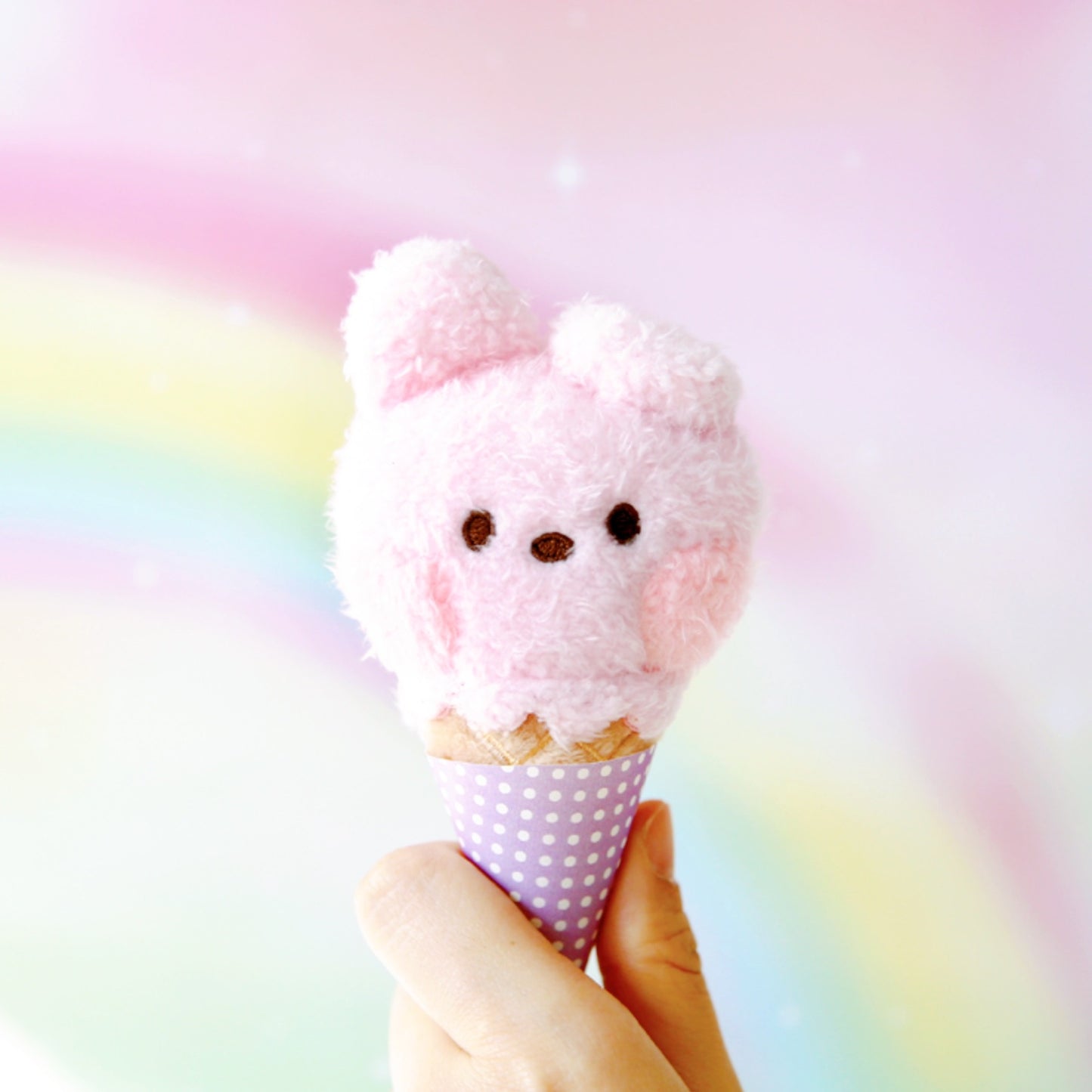 BT21 Official Minini Ice Cream Plush Keyring