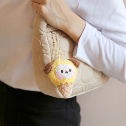 BT21 Official Minini Ice Cream Plush Keyring