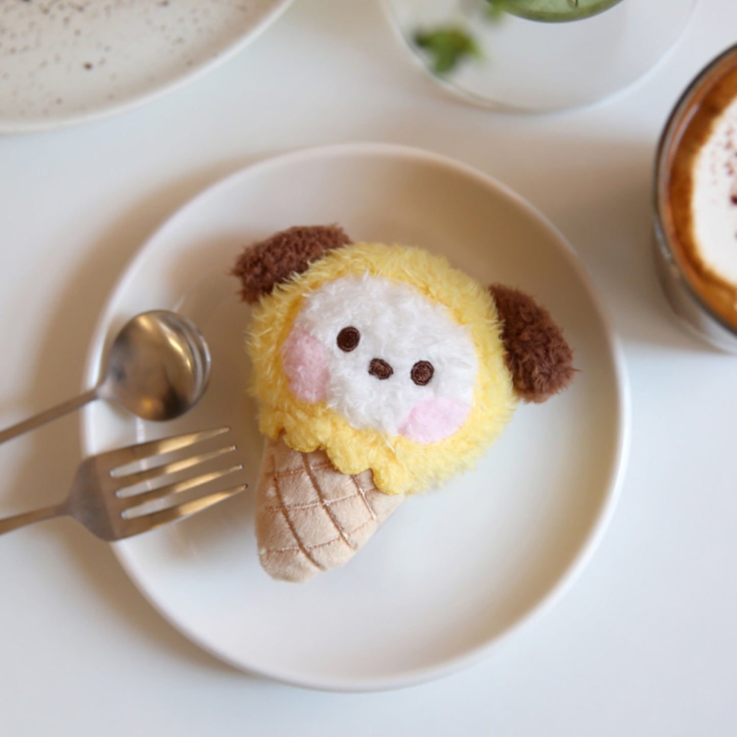 BT21 Official Minini Ice Cream Plush Keyring
