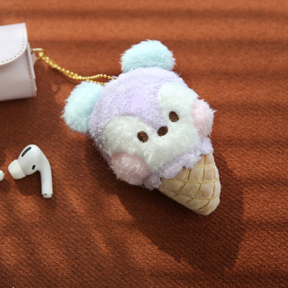 BT21 Official Minini Ice Cream Plush Keyring