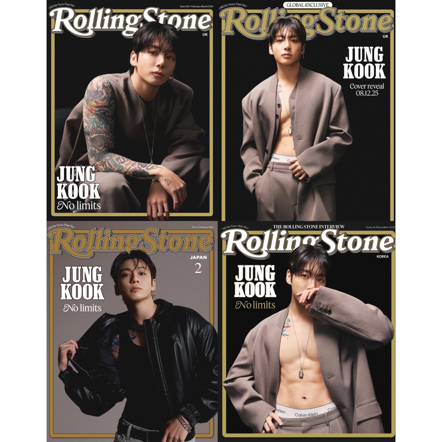 ROLLING STONE - BTS JUNGKOOK December 2025 (Preorder February 2026)