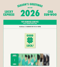 CHA EUN WOO - LUCKY EXPRESS Official 2026 Season’s Greetings TRADING PHOTOCARD