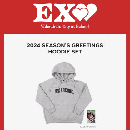 EXO 2024 Season's Greetings Official MD Hoodie Set