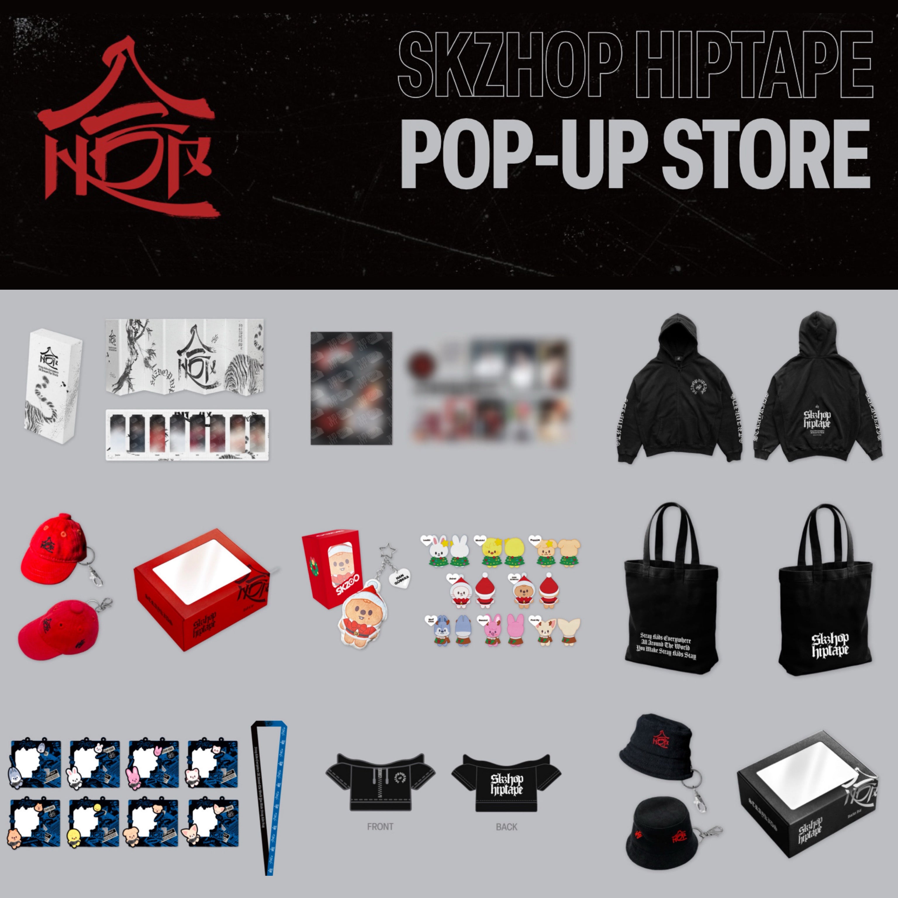 STRAY KIDS 合 HOP Pop-Up Store SKZHOP HIPTAPE Official MD – K-STAR