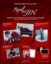 DICON VOLUME N°24 BTS JIN Royal OriJIN 200p