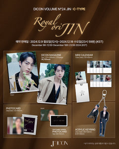 DICON VOLUME N°24 BTS JIN Royal OriJIN 200p