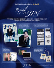 DICON VOLUME N°24 BTS JIN Royal OriJIN 200p