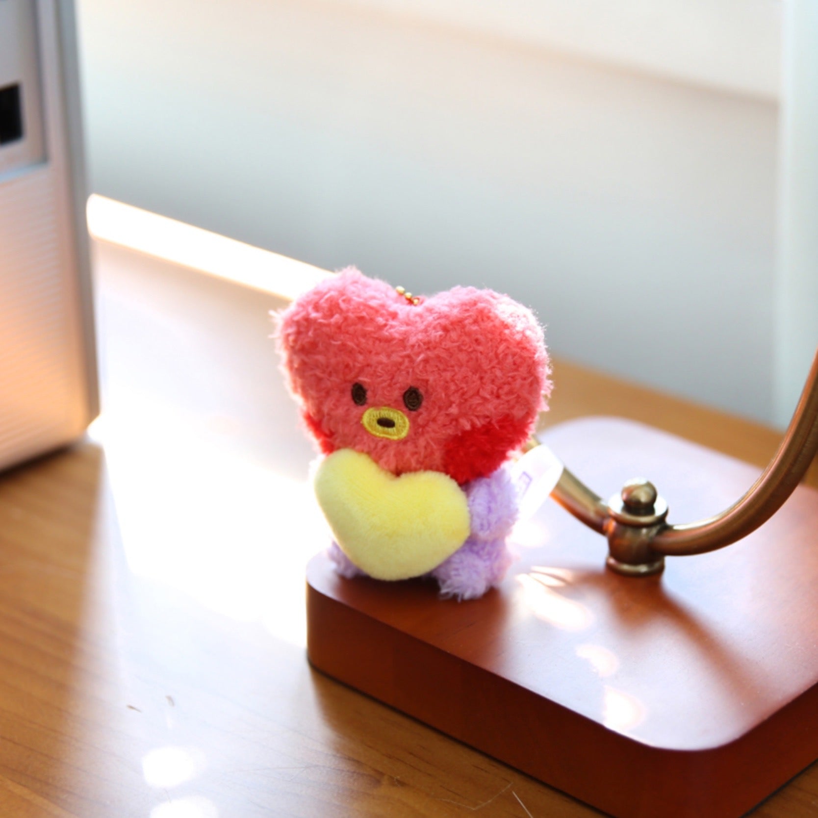 BT21 Official Minini Heart Plush Keyring – K-STAR