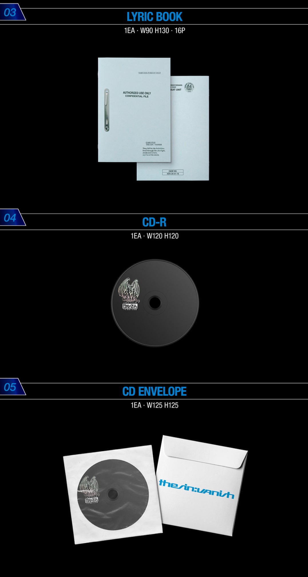 ENHYPEN - THE SIN : VANISH 7th Mini Album