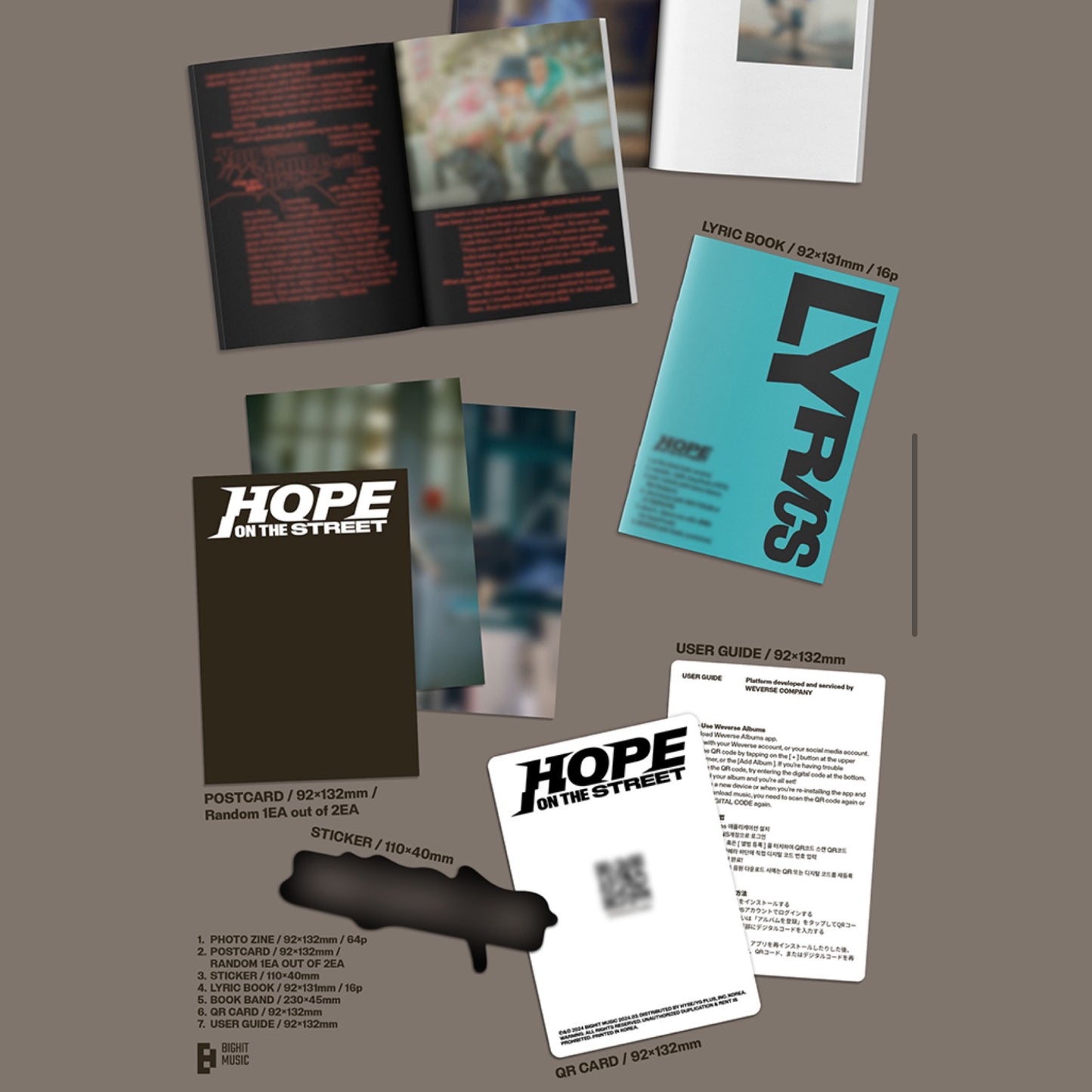 j-hope HOPE on the STREET Vol.1 Full SET