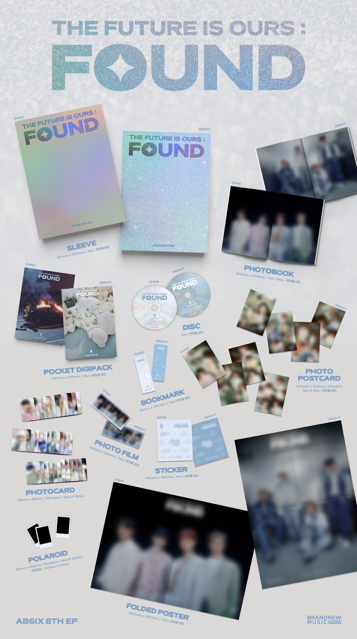 AB6IX - The Future is Ours : FOUND 8th Album Photobook Version