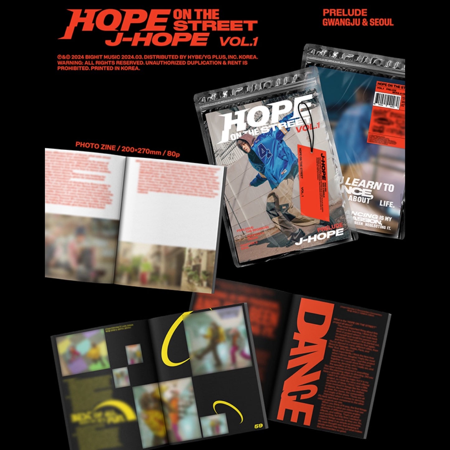 j-hope HOPE on the STREET Vol.1 Full SET