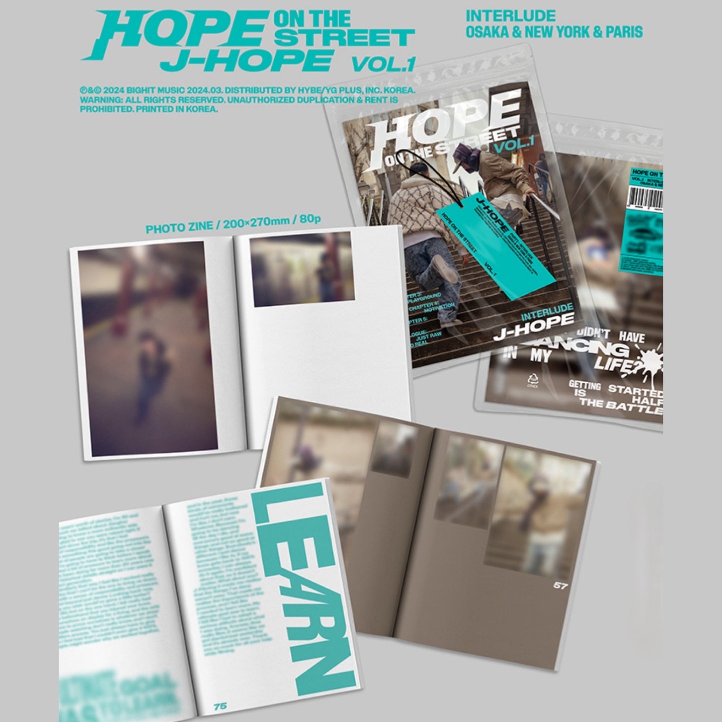 j-hope HOPE on the STREET Vol.1 Full SET