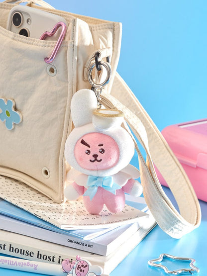 BT21 Baby Official ANGEL Plush Keyring