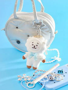 BT21 Baby Official ANGEL Plush Keyring