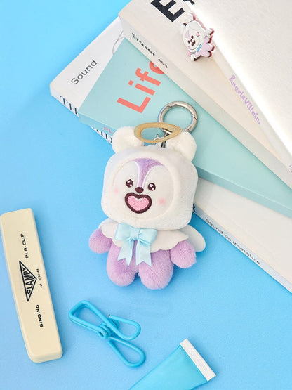 BT21 Baby Official ANGEL Plush Keyring