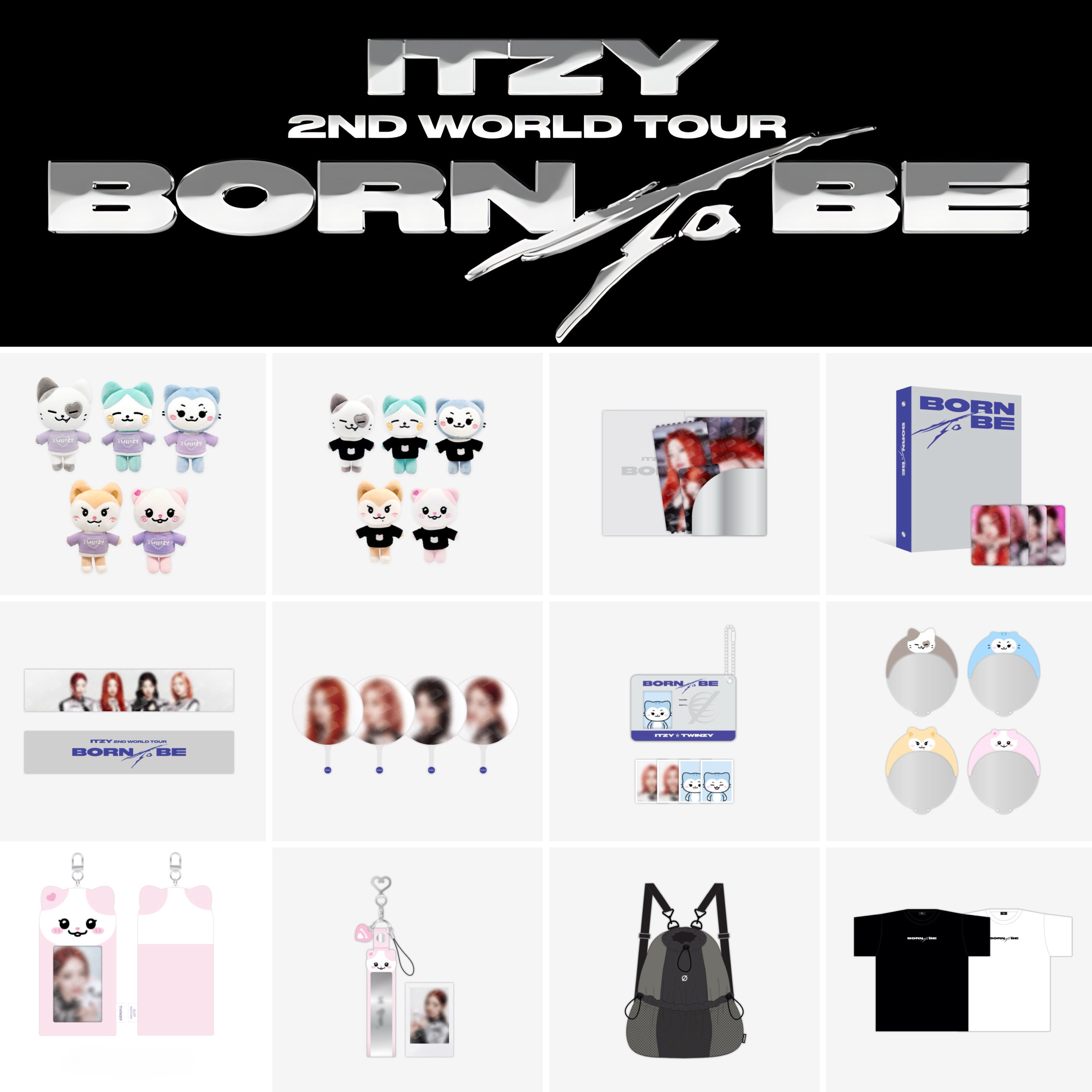 ITZY 2nd World Tour BORN TO BE in Seoul Official MD – K-STAR