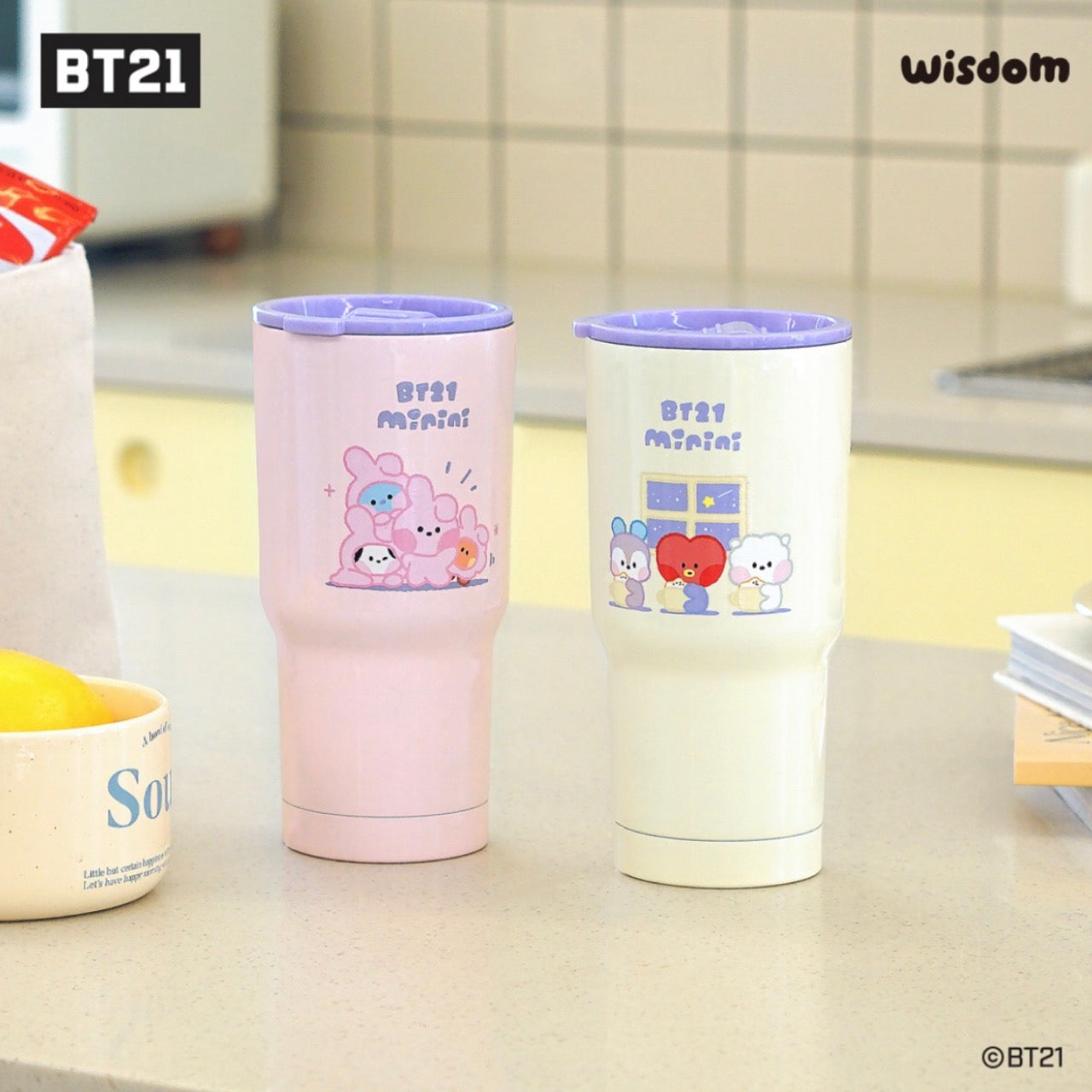 BT21 Minini Stainless Tumbler 580ml