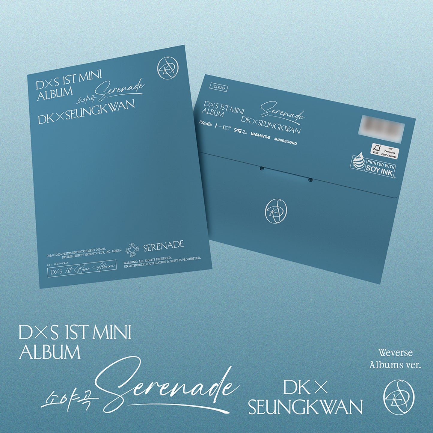 SEVENTEEN DK x SEUNGKWAN - SERENADE 1st Mini Album WEVERSE Album Ver