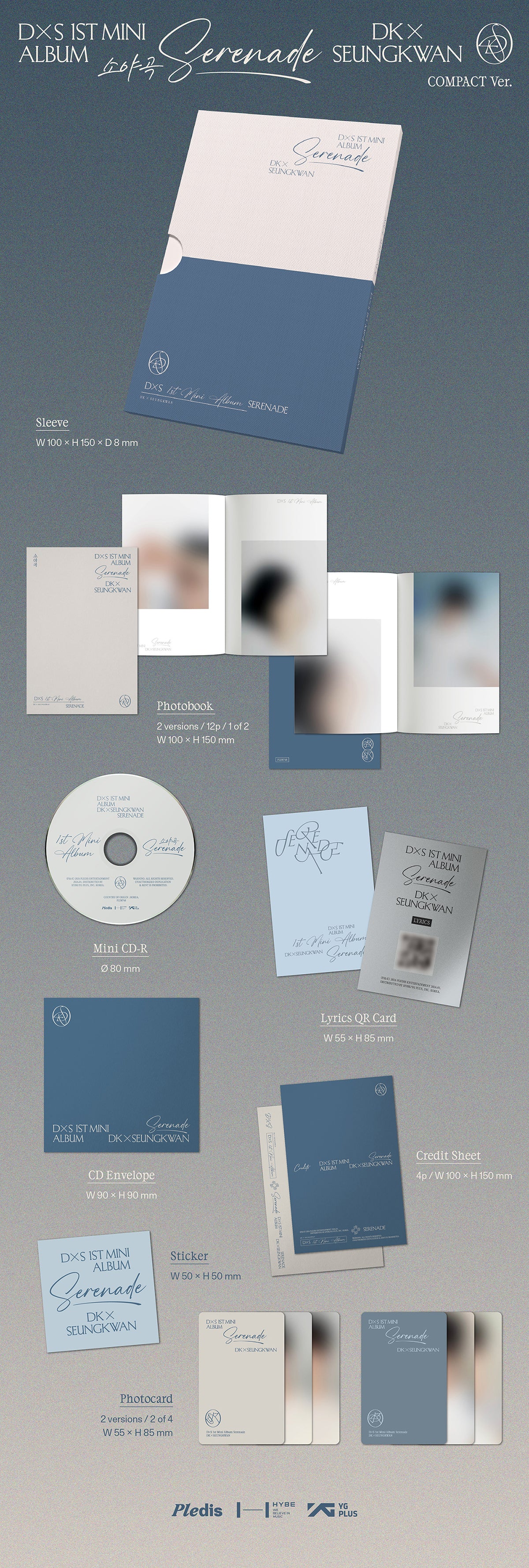 SEVENTEEN DK x SEUNGKWAN - SERENADE 1st Mini Album COMPACT Ver
