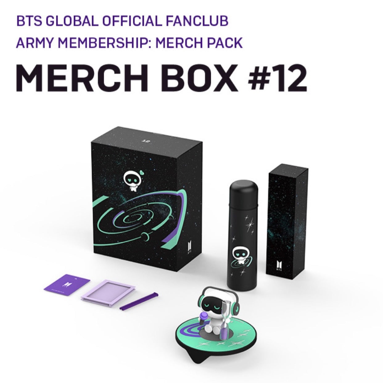 BTS ARMY MEMBERSHIP PACK OFFICIAL MERCH BOX #12