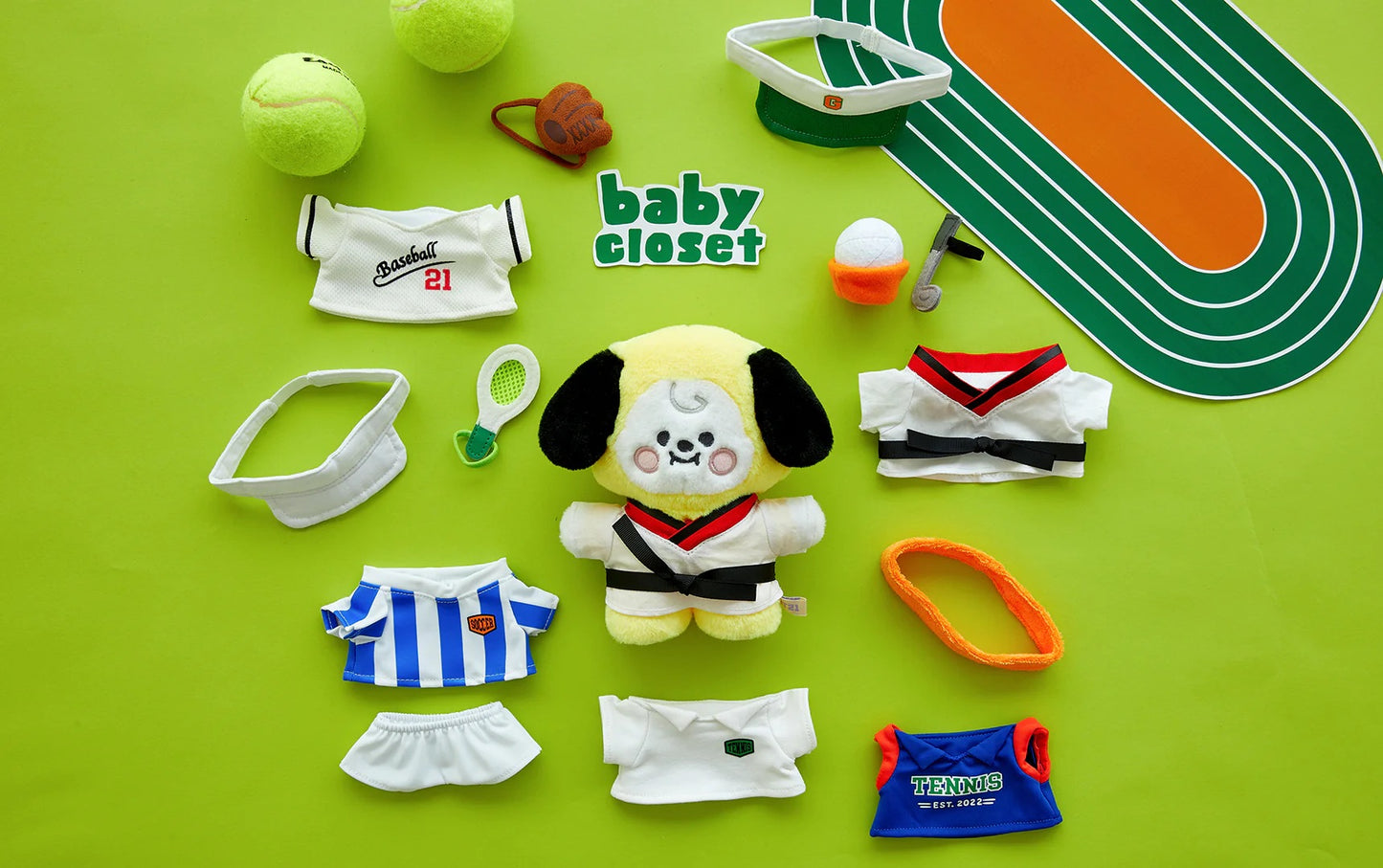 BT21 Baby Official Costume Standing Plush Doll