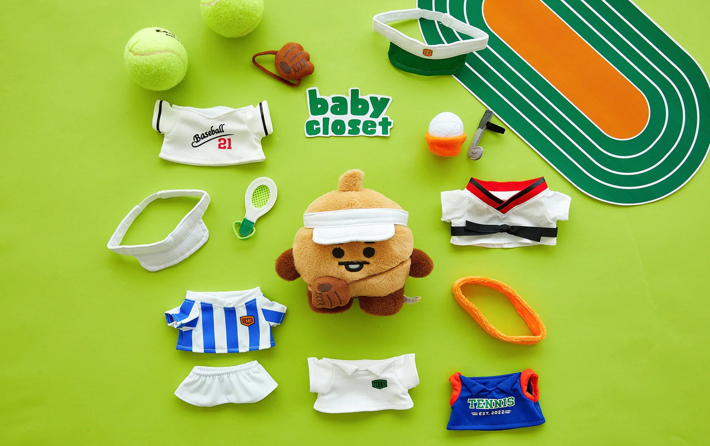 BT21 Baby Official Costume Standing Plush Doll