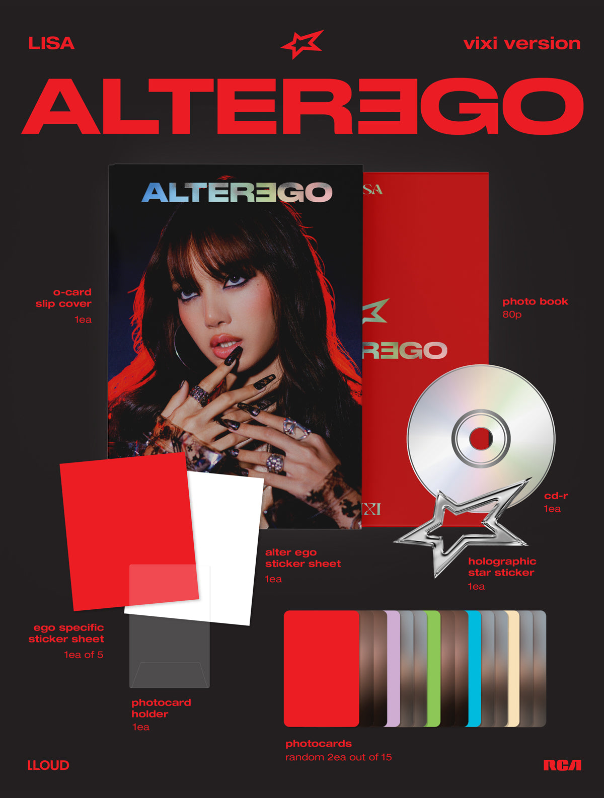 ALTEREGO サイン入りセット LISA - ALTER EGO Photobook Version – K-STAR