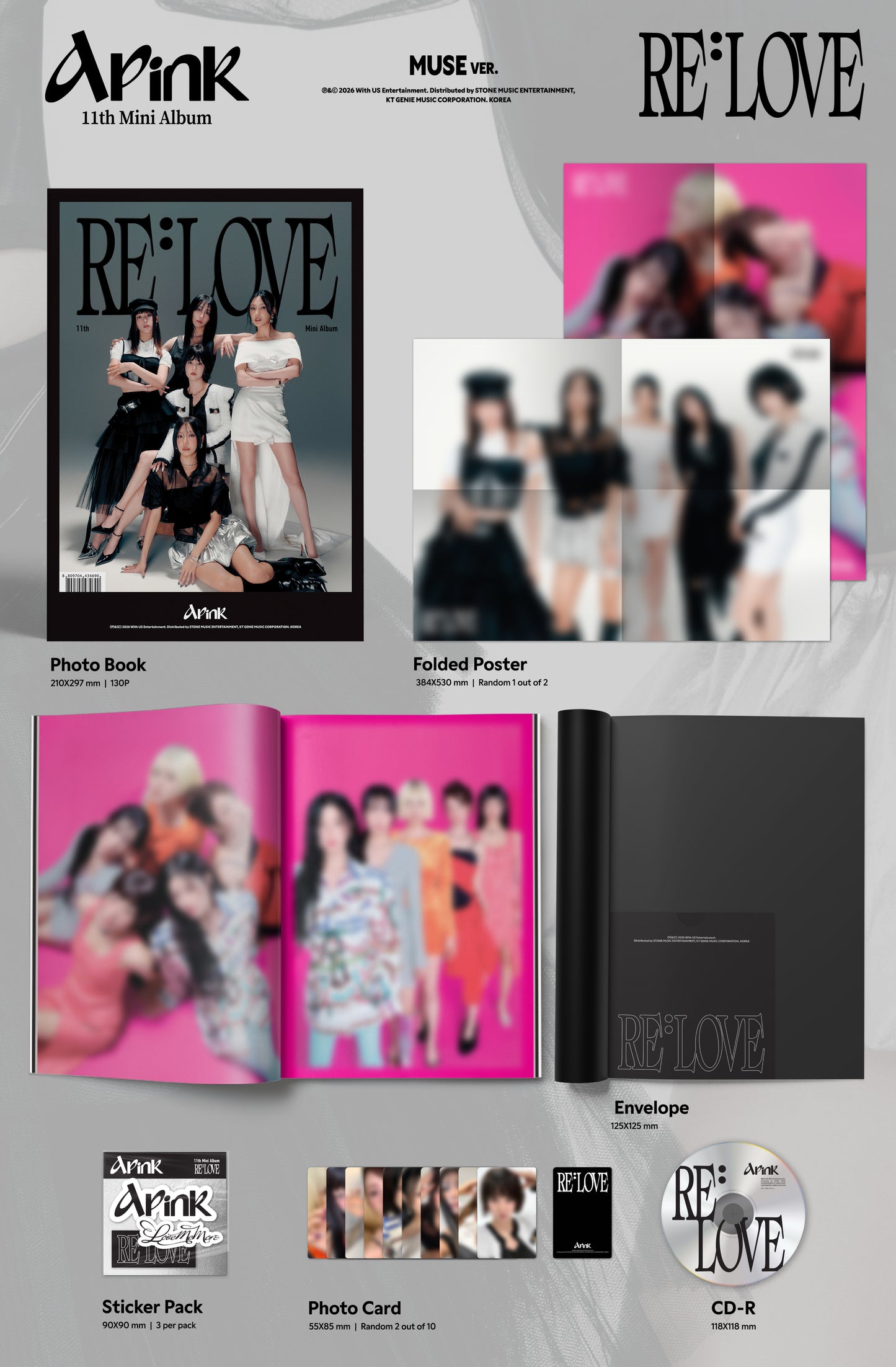 APINK - RE : LOVE 11th Mini Album