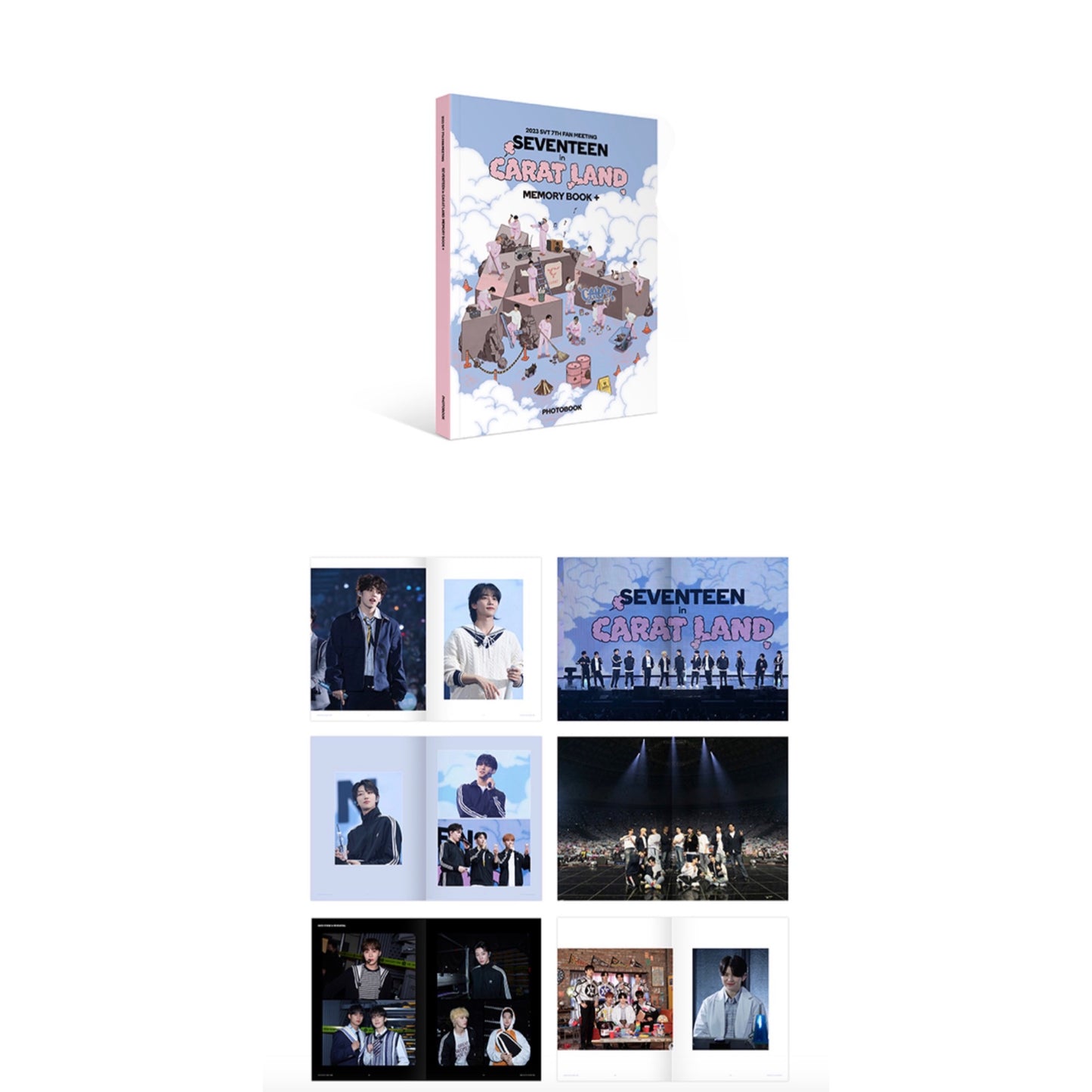 SEVENTEEN Official 2023 SEVENTEEN in CARAT LAND Memory Book