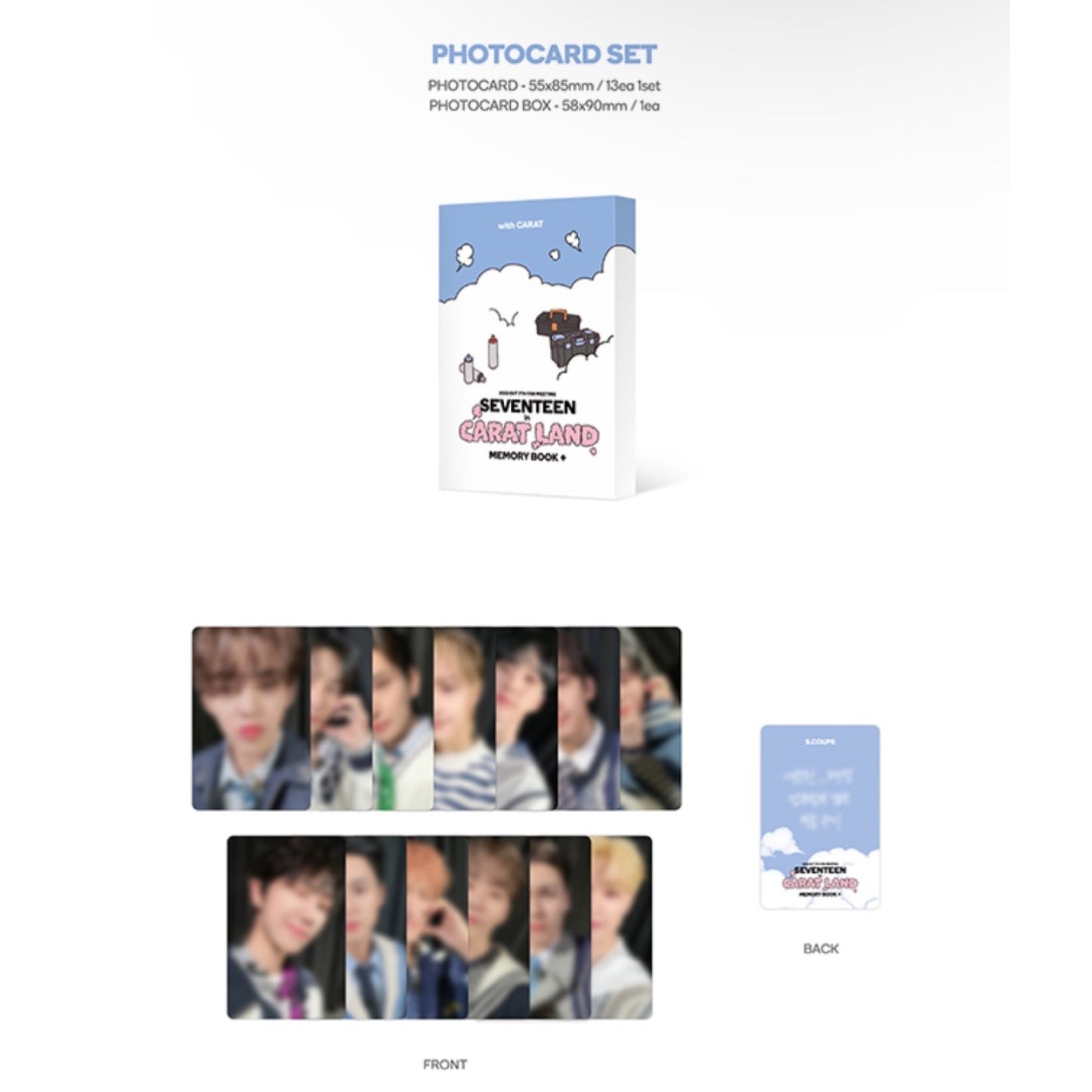 SEVENTEEN Official 2023 SEVENTEEN in CARAT LAND Memory Book
