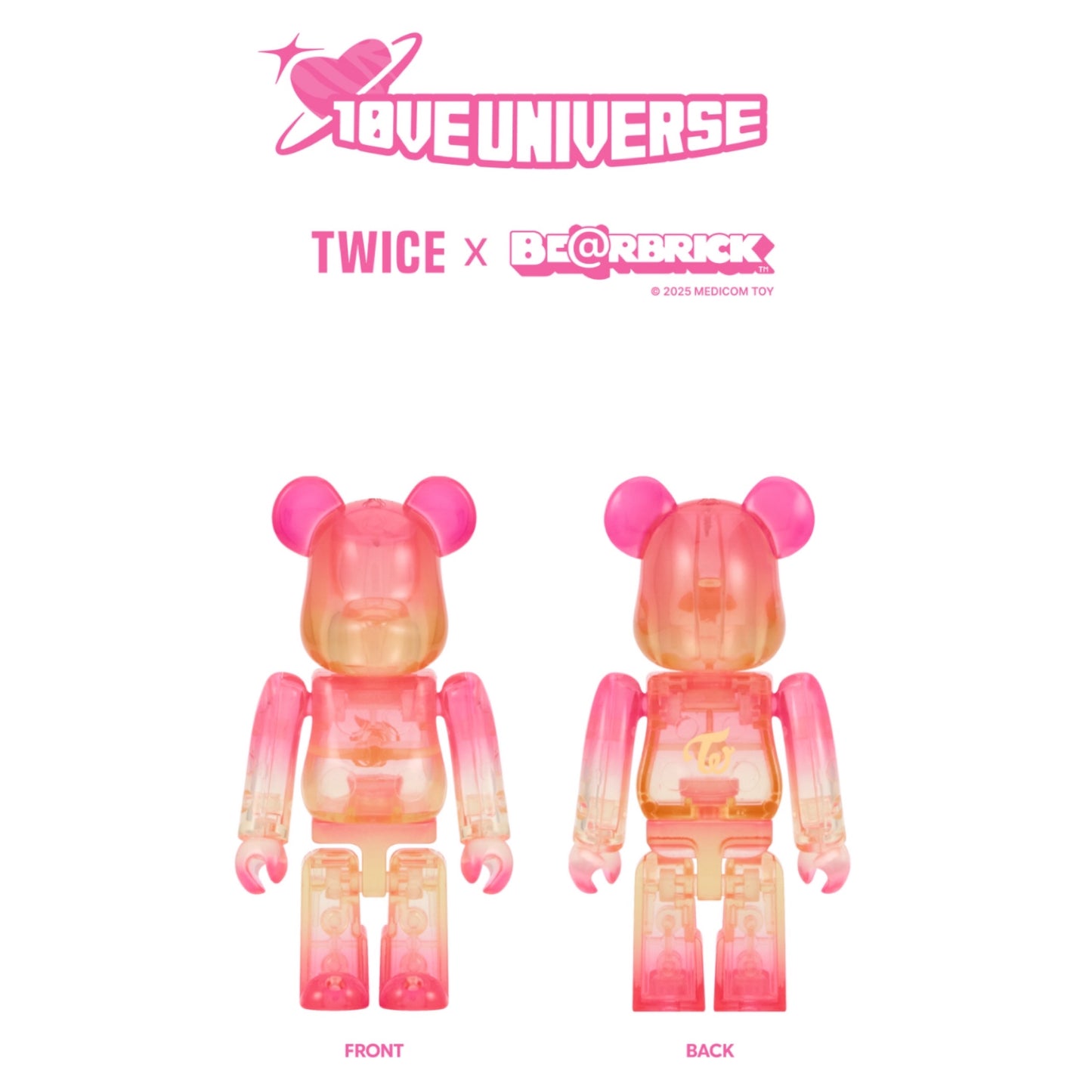 TWICE x BE@RBRICK Keyring Limited Edition (Pre Order April 2026)
