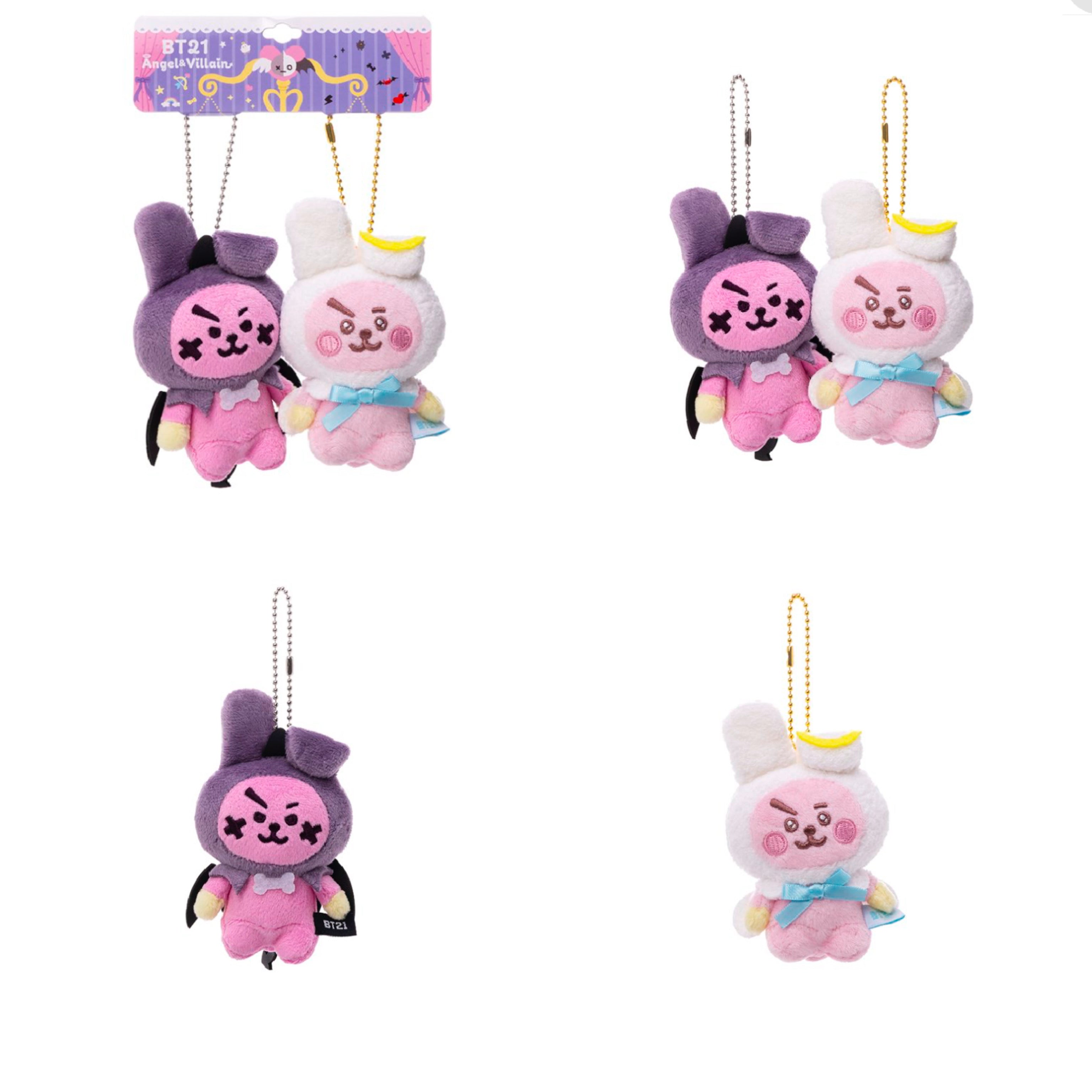 BT21 Baby JAPAN Official Angel & Villain Pair Mascot Keyring – K-STAR