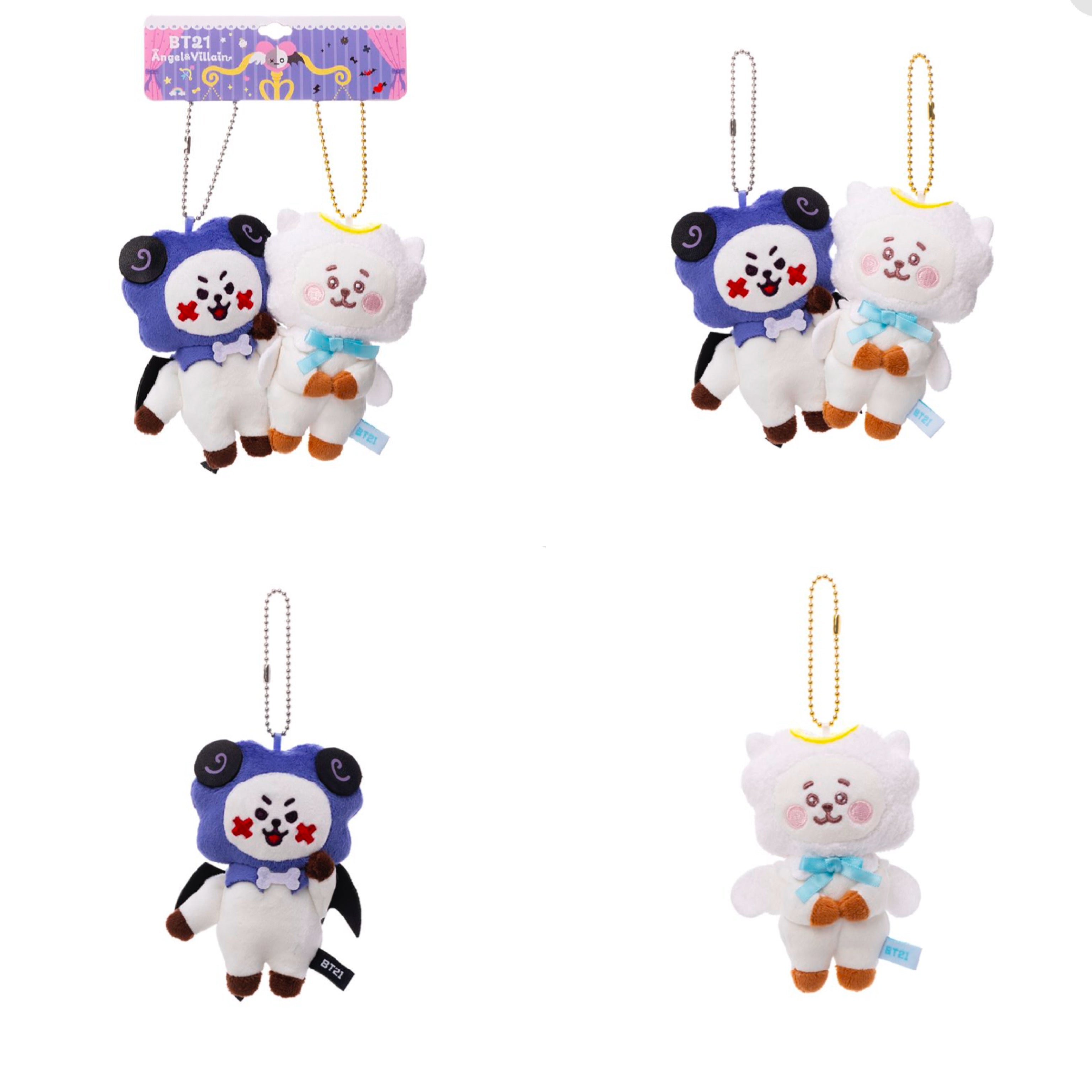 BT21 Baby JAPAN Official Angel & Villain Pair Mascot Keyring – K-STAR