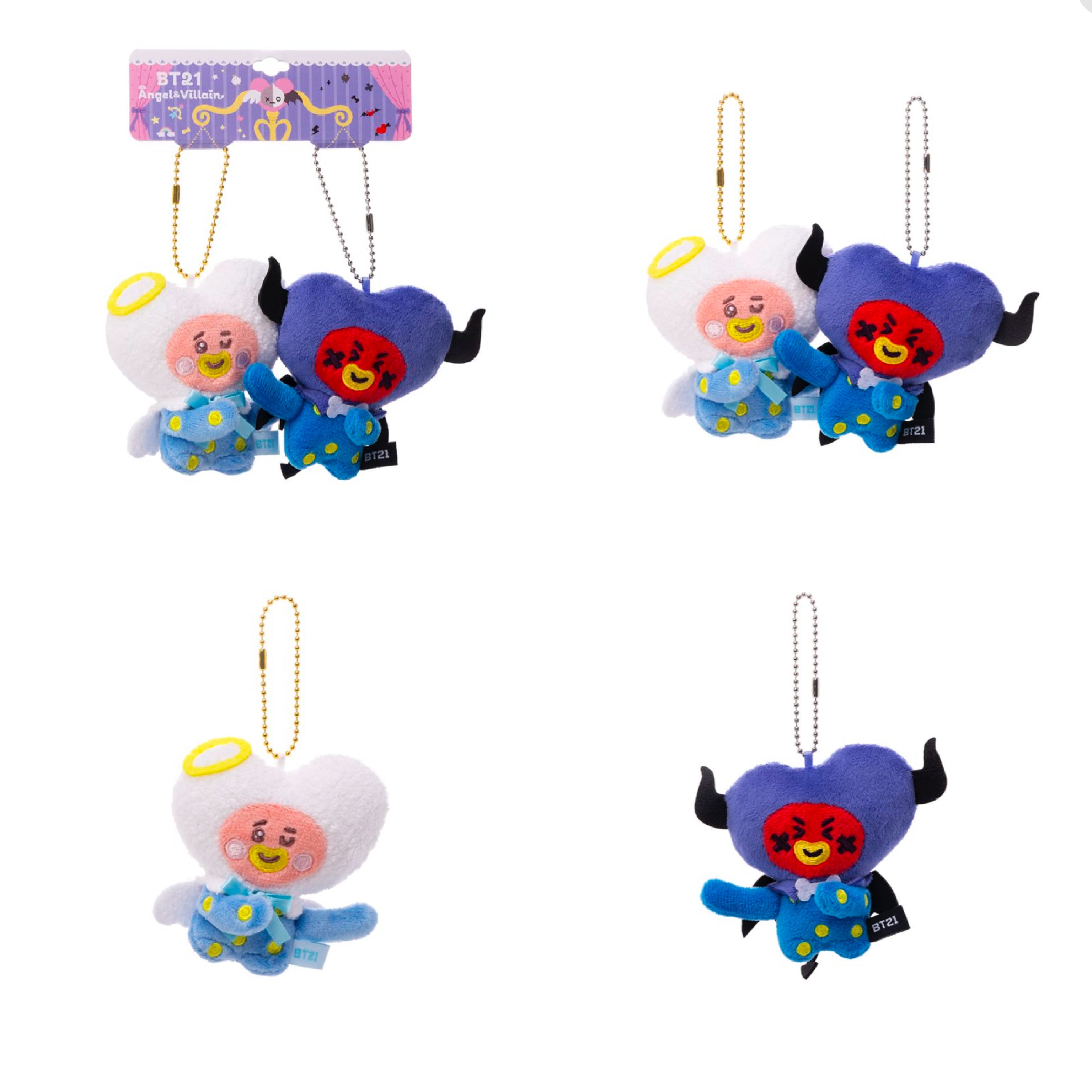 BT21 Baby JAPAN Official Angel & Villain Pair Mascot Keyring – K-STAR