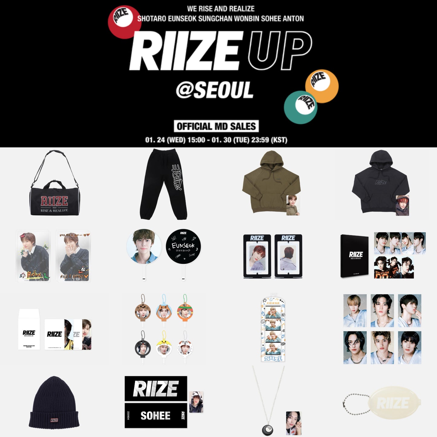 RIIZE Pop Up Store RIIZE UP Official MD