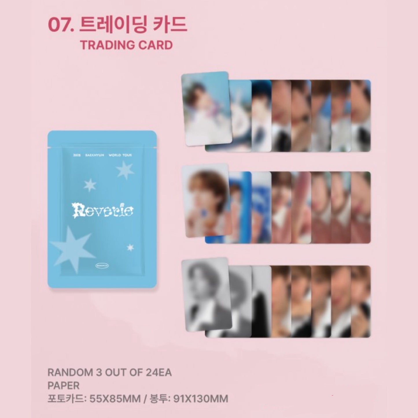 BAEKHYUN 2025 World Tour REVERIE DOT Official MD